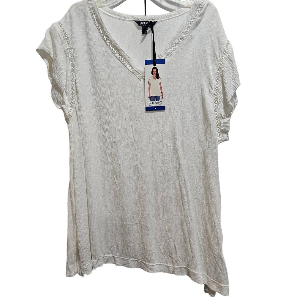 Buffalo David Bitton top Size Large White